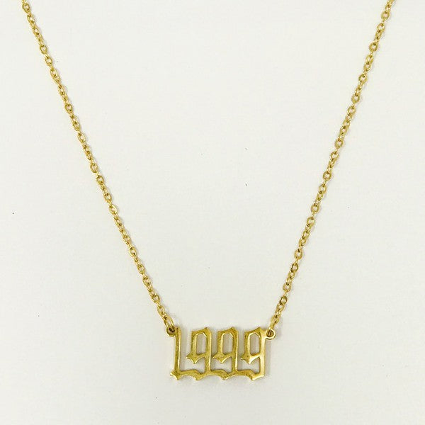 Birth Year Necklace